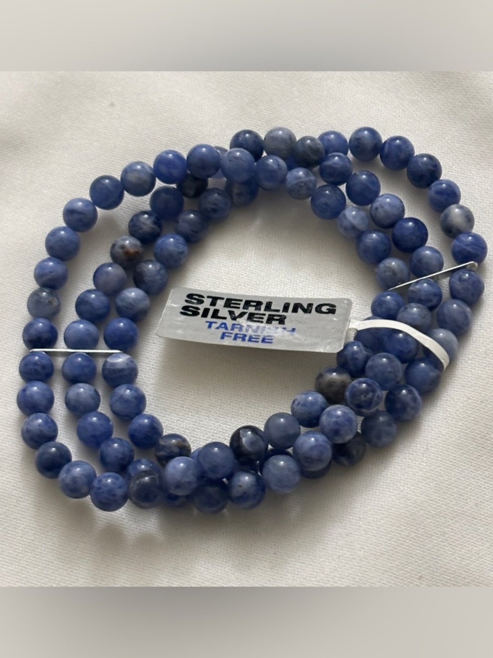 Sodalite Silver Bracelet
